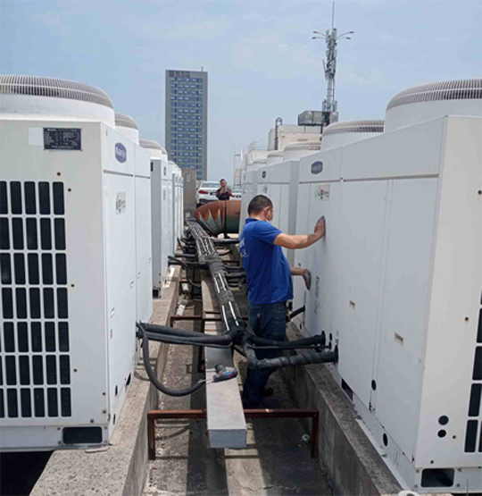 望江中央空调制热和不制冷系统维修方法